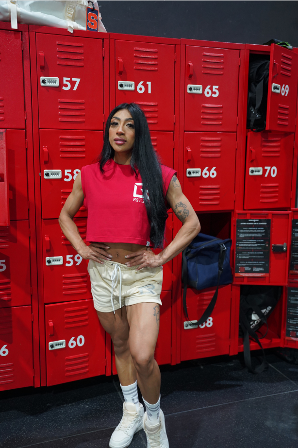 Crop Top Crimson Red