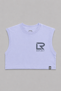 Crop Top Lavender Blue