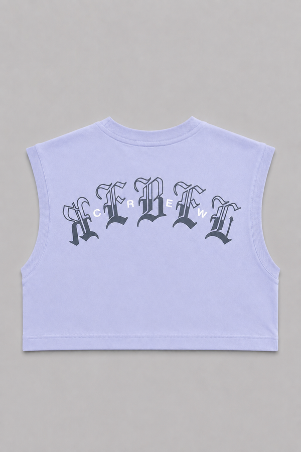 Crop Top Lavender Blue