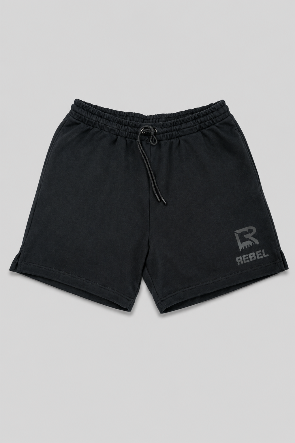 Short Black/White Drip
