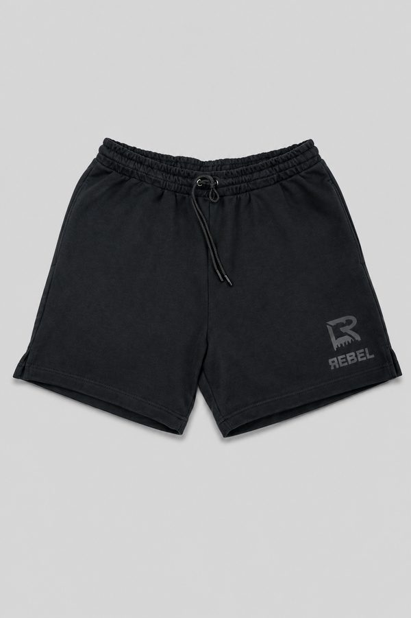 Short Black/White Drip