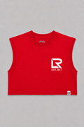 Crop Top Crimson Red