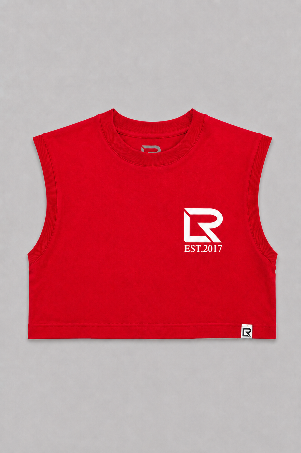 Crop Top Crimson Red