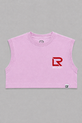 Crop Top Cotton Pink