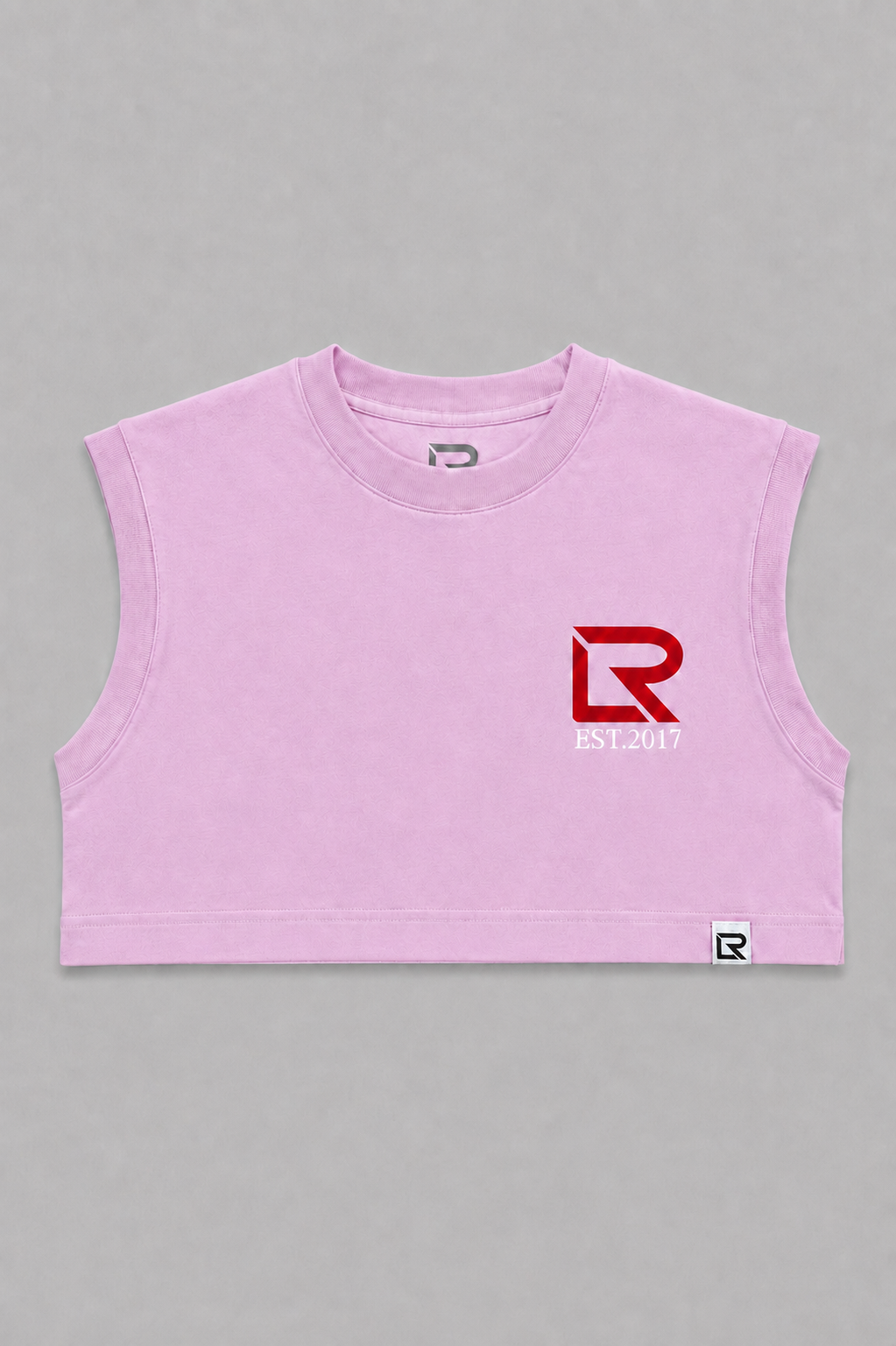Crop Top Cotton Pink