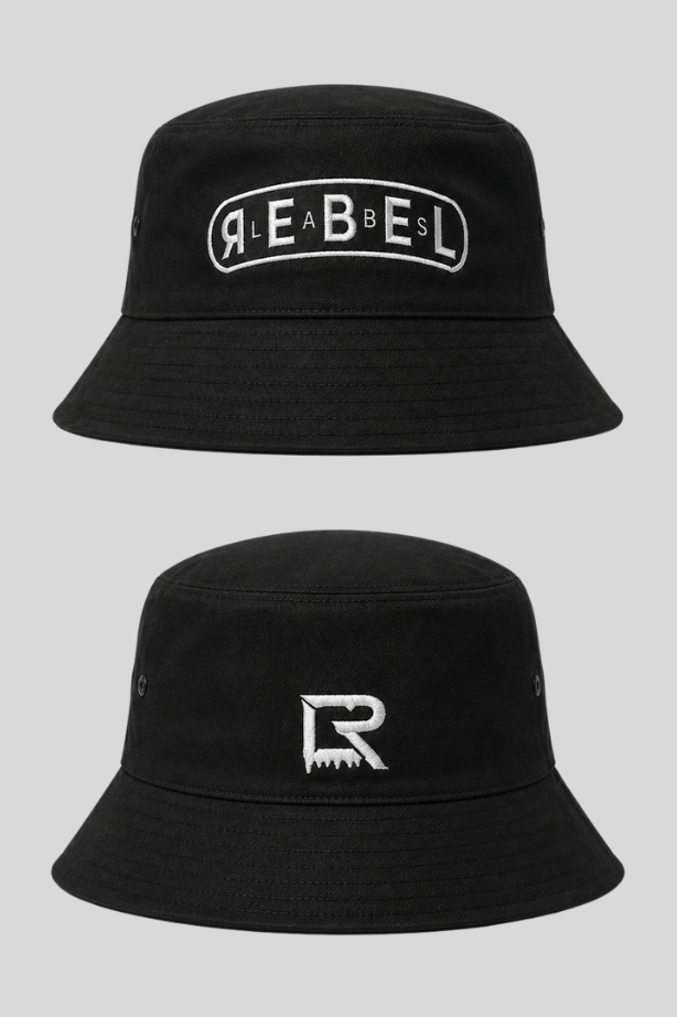 Bucket Hat Reversible Negro