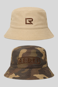 Bucket Hat Reversible Beige & Camo